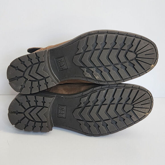 Caterpillar CAT Women's Jory Combat Boots Brown Suede Leather US Size 9 - Picture 6 of 7